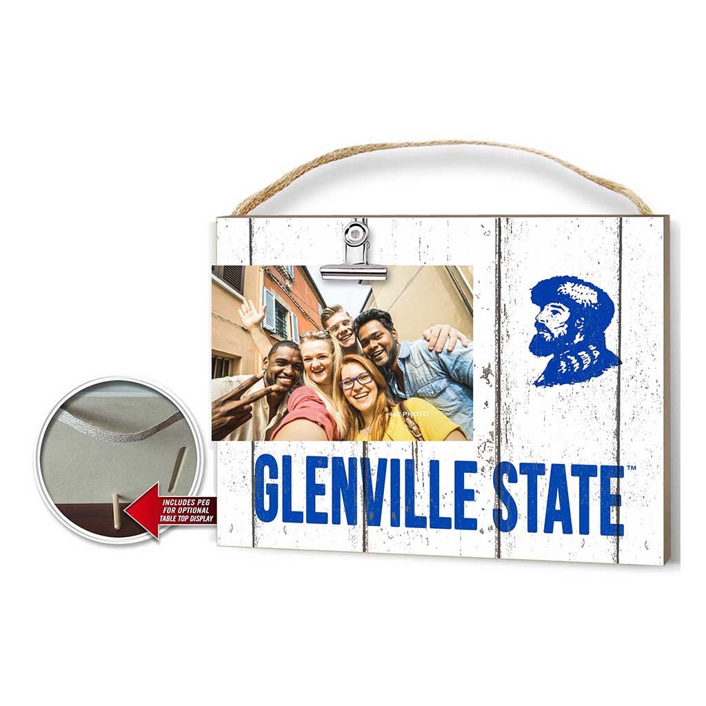 Clip It Weathered Logo Photo Frame Glenville State Pioneers