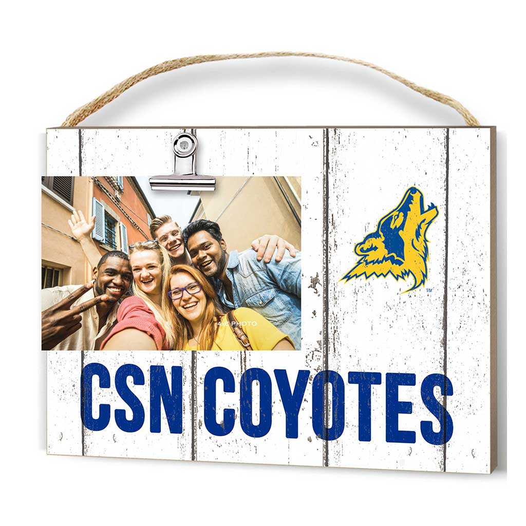 Clip It Weathered Logo Photo Frame College of Southern Nevada Coyotes