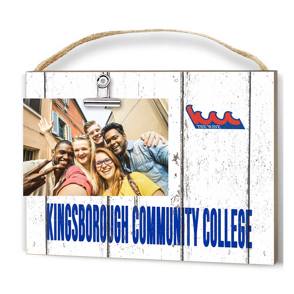 Clip It Weathered Logo Photo Frame Kingsborough Community College The Wave