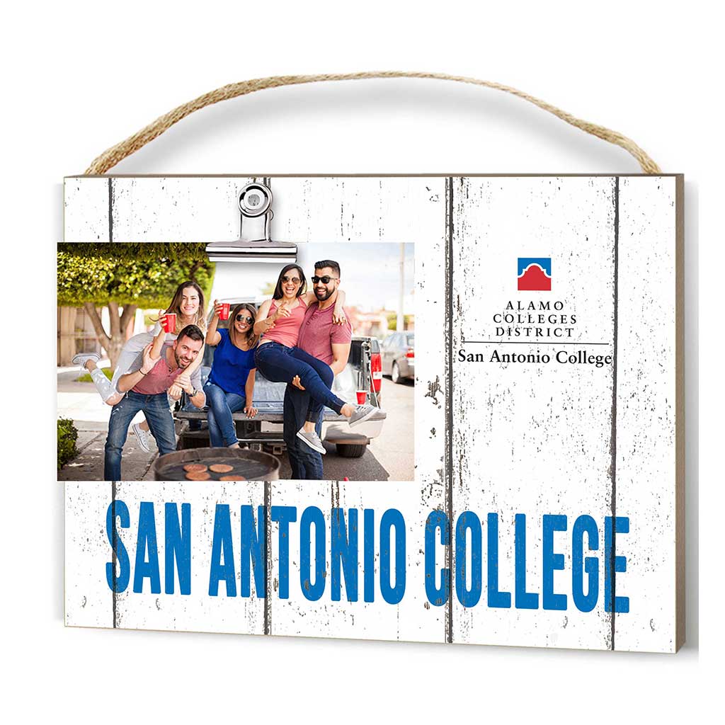 Clip It Weathered Logo Photo Frame San Antonio College Armadillos