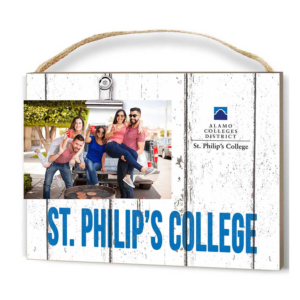 Clip It Weathered Logo Photo Frame St. Philips College Tigers