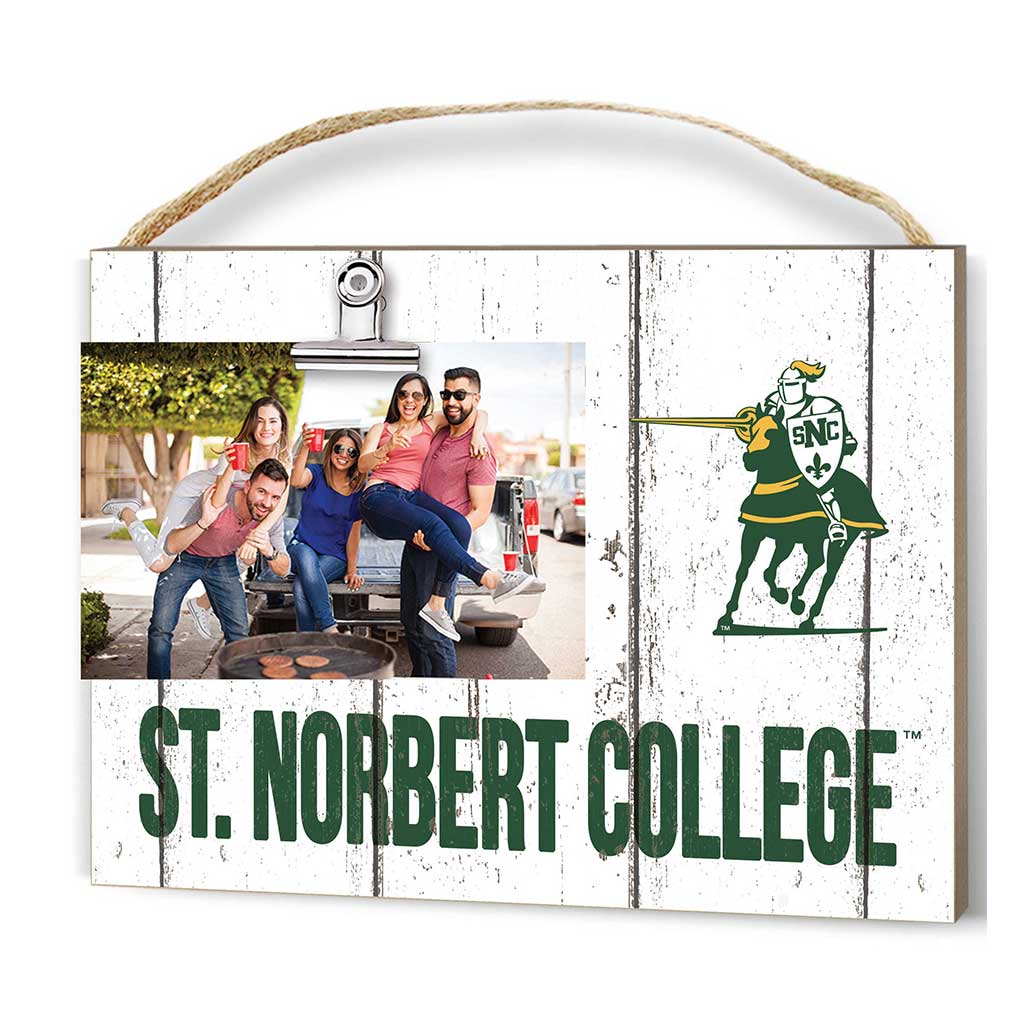 Clip It Weathered Logo Photo Frame St. Norbert College Green Knights