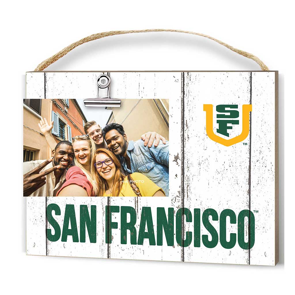 Clip It Weathered Logo Photo Frame San Francisco Dons