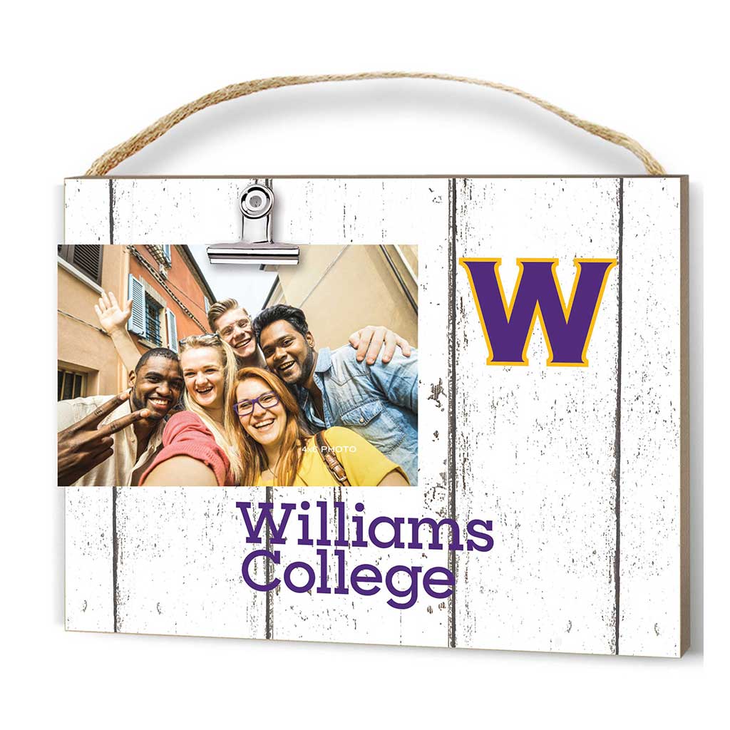 Clip It Weathered Logo Photo Frame Williams College Ephs
