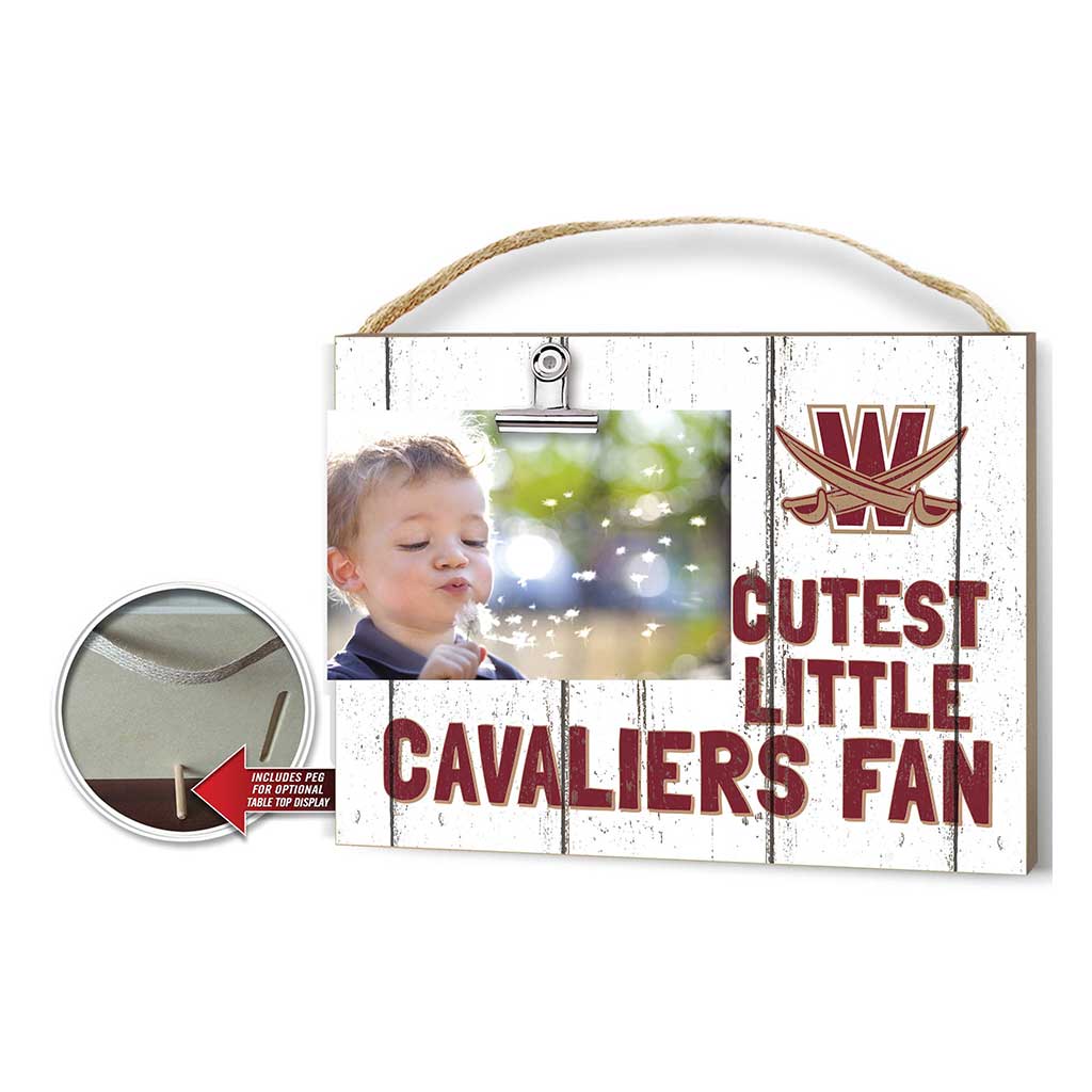 Cutest Little Weathered Logo Clip Photo Frame Walsh University Cavaliers