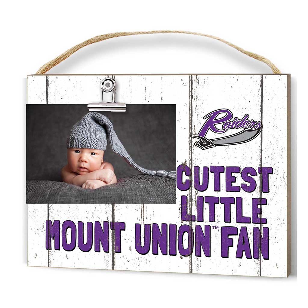 Cutest Little Weathered Clip Photo Frame University of Mount Union Raiders