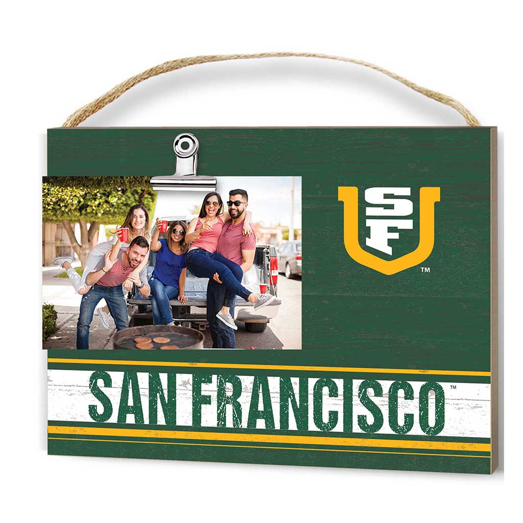 Clip It Colored Logo Photo Frame San Francisco Dons