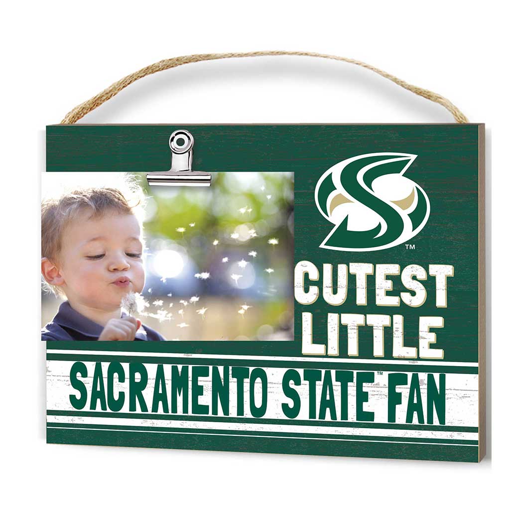 Cutest Little Team Logo Clip Photo Frame Sacramento State Hornets