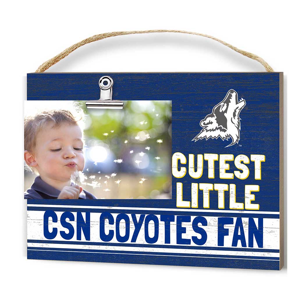 Cutest Little Team Logo Clip Photo Frame College of Southern Nevada Coyotes