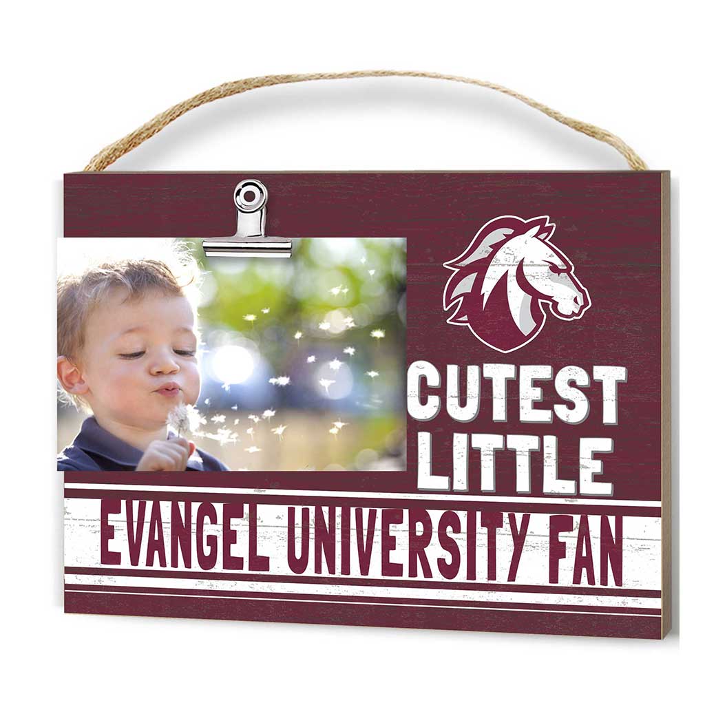 Cutest Little Team Logo Clip Photo Frame Evangel University Valor