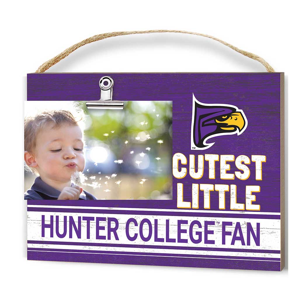 Cutest Little Team Logo Clip Photo Frame Hunter College Hawks