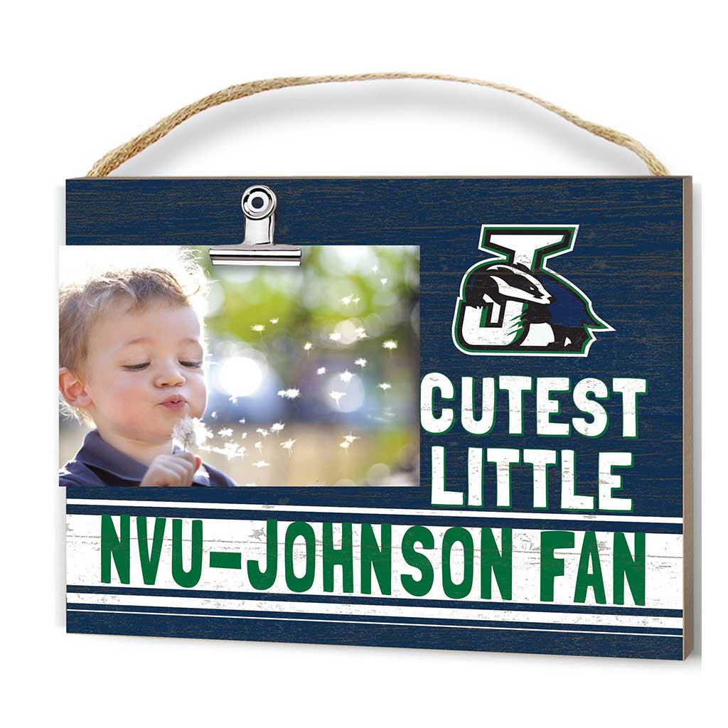 Cutest Little Team Logo Clip Photo Frame Northern Vermont - Johnson Badgers