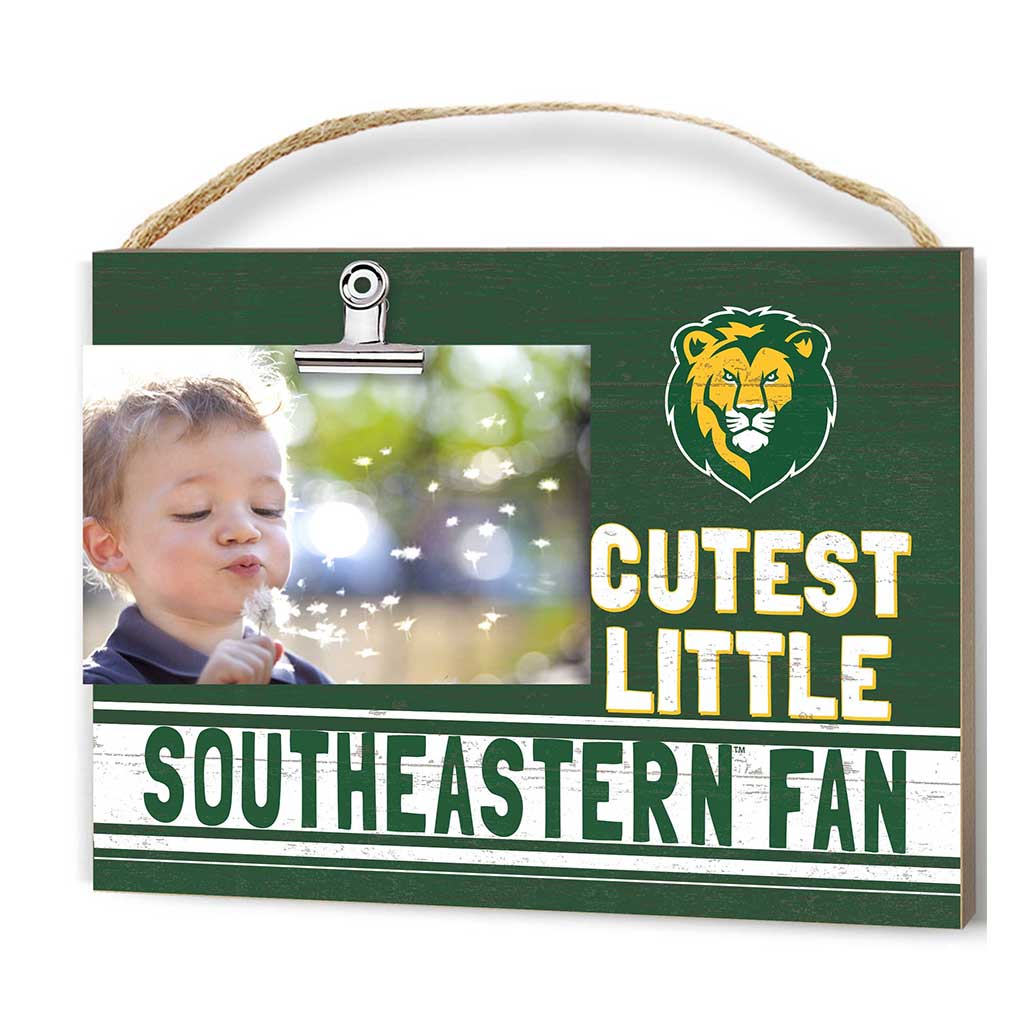 Cutest Little Team Logo Clip Photo Frame Southeastern Louisiana Lions