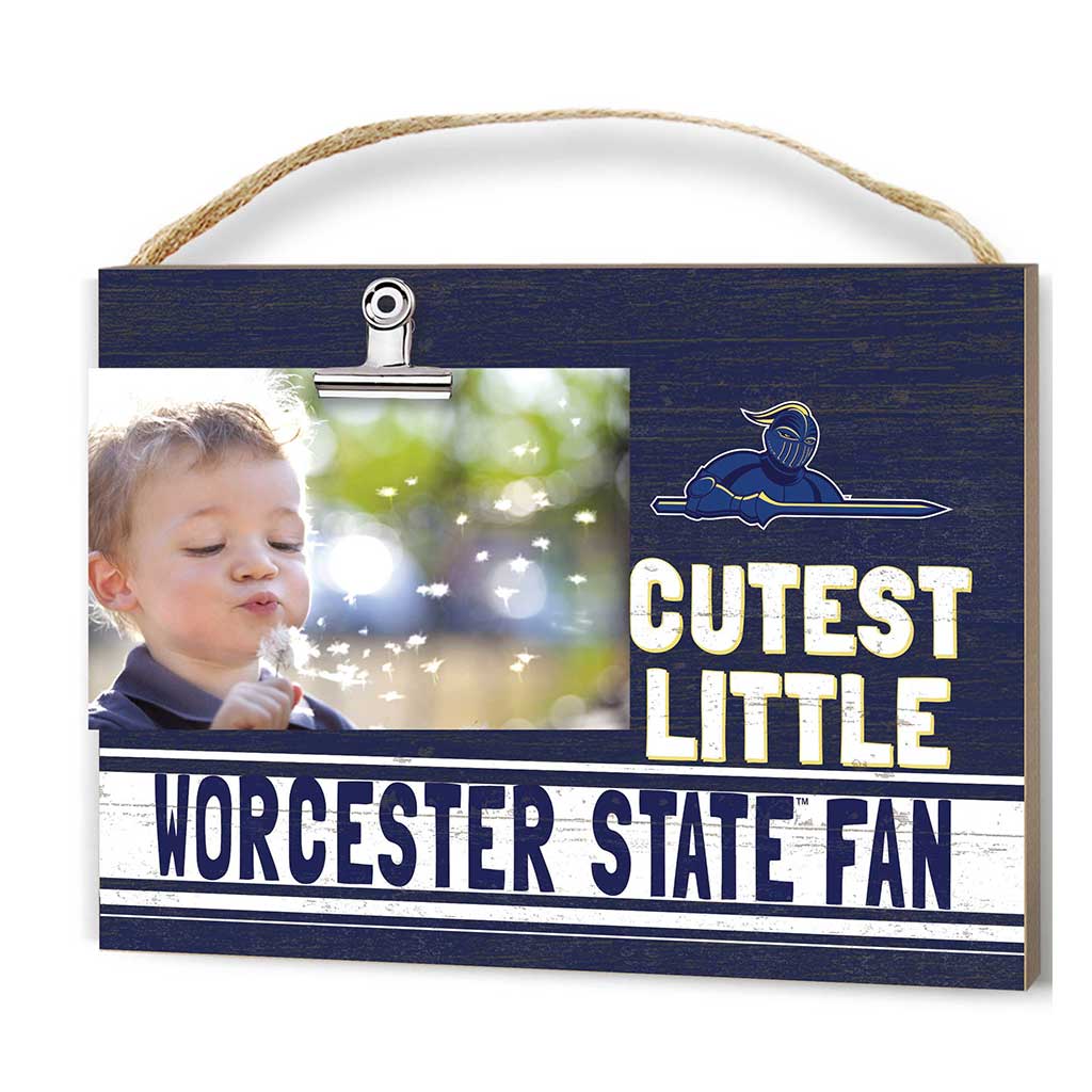 Cutest Little Team Logo Clip Photo Frame Worcester State College Lancers