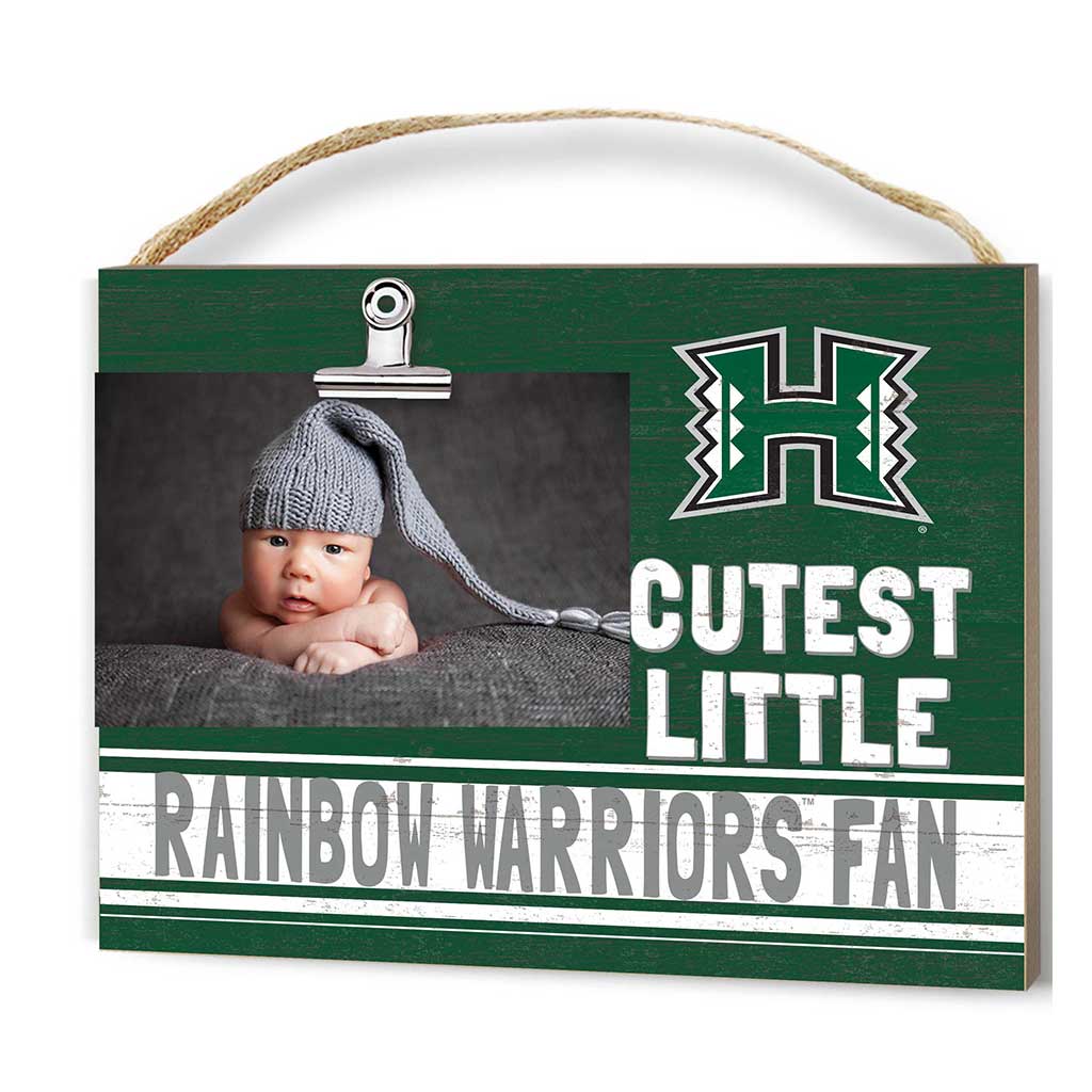 Cutest Little Team Logo Clip Photo Frame Hawaii Warriors