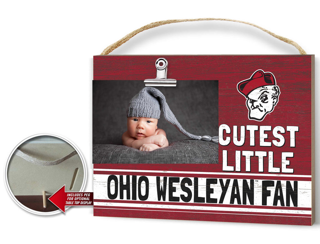 Cutest Little Team Logo Clip Photo Frame Ohio Wesleyan University Battling Bishops