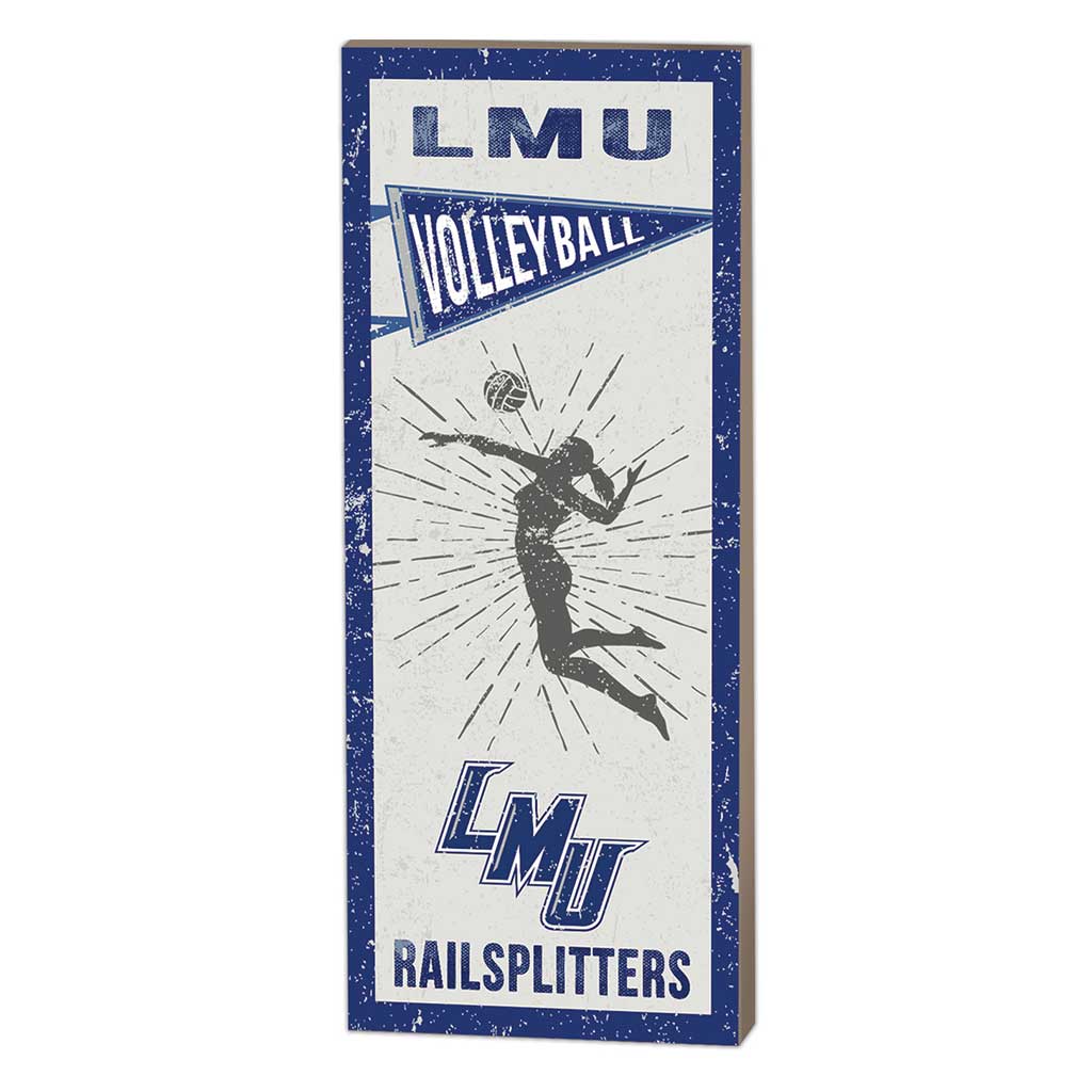 7x18 Vintage Player Lincoln Memorial University Railsplitters - Girl's Volleyball