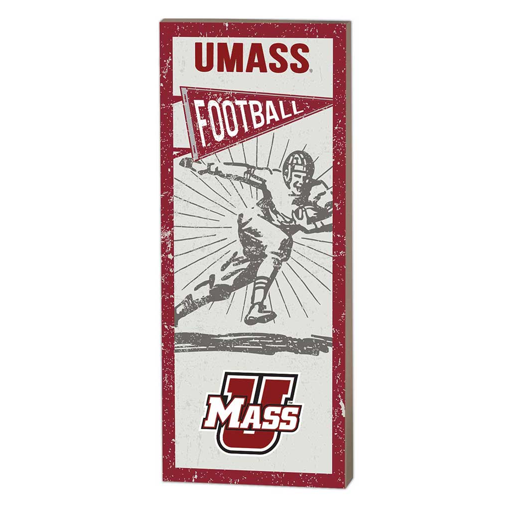 7x18 Vintage Player Massachusetts (UMASS-Amherst) Minutemen