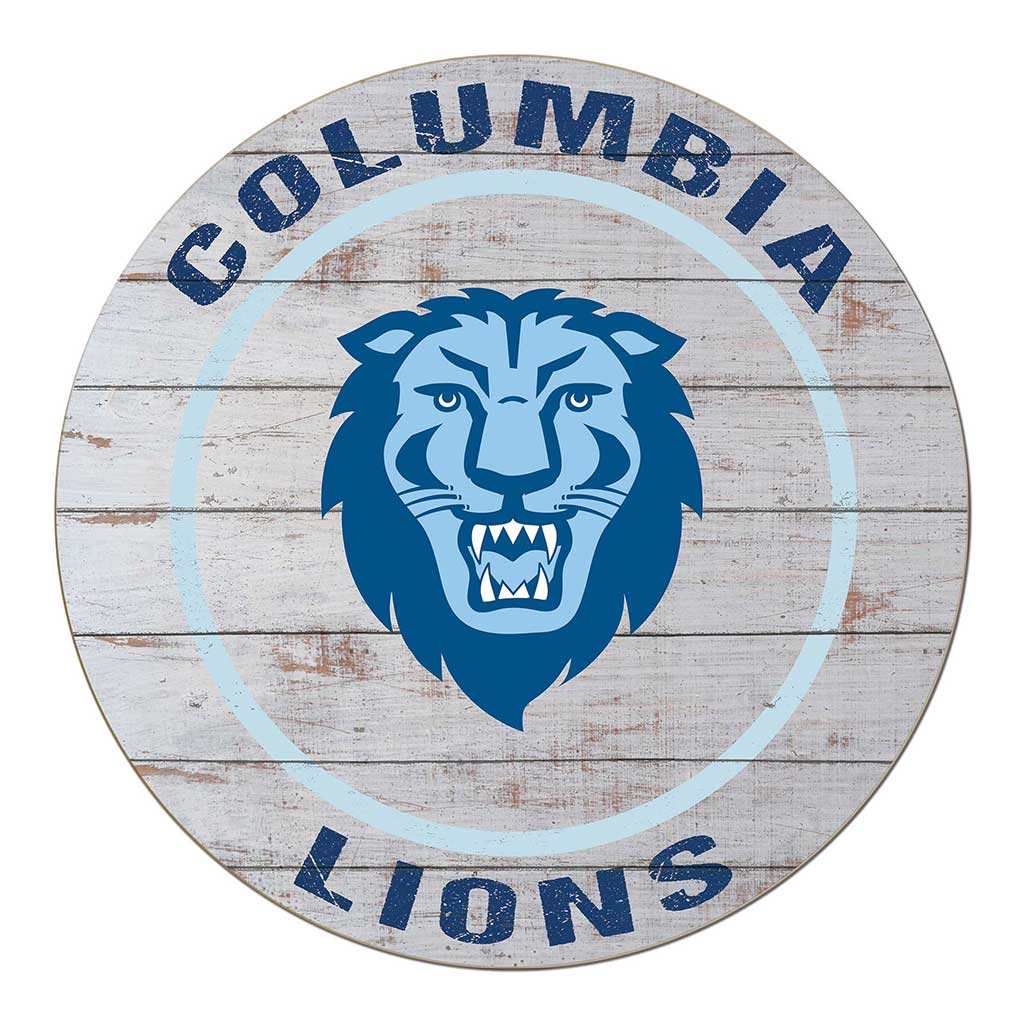 20x20 Weathered Circle Columbia Lions