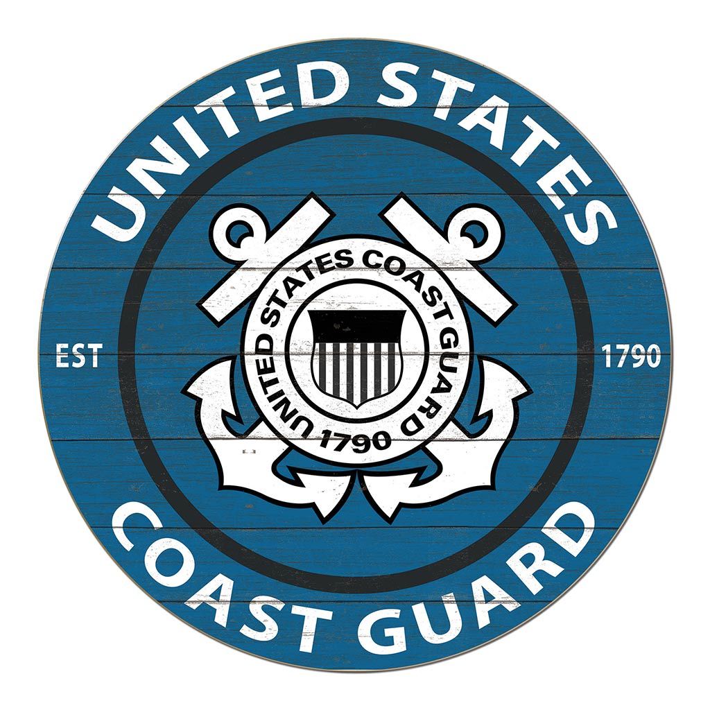 20x20 Colored Circle Coast Guard