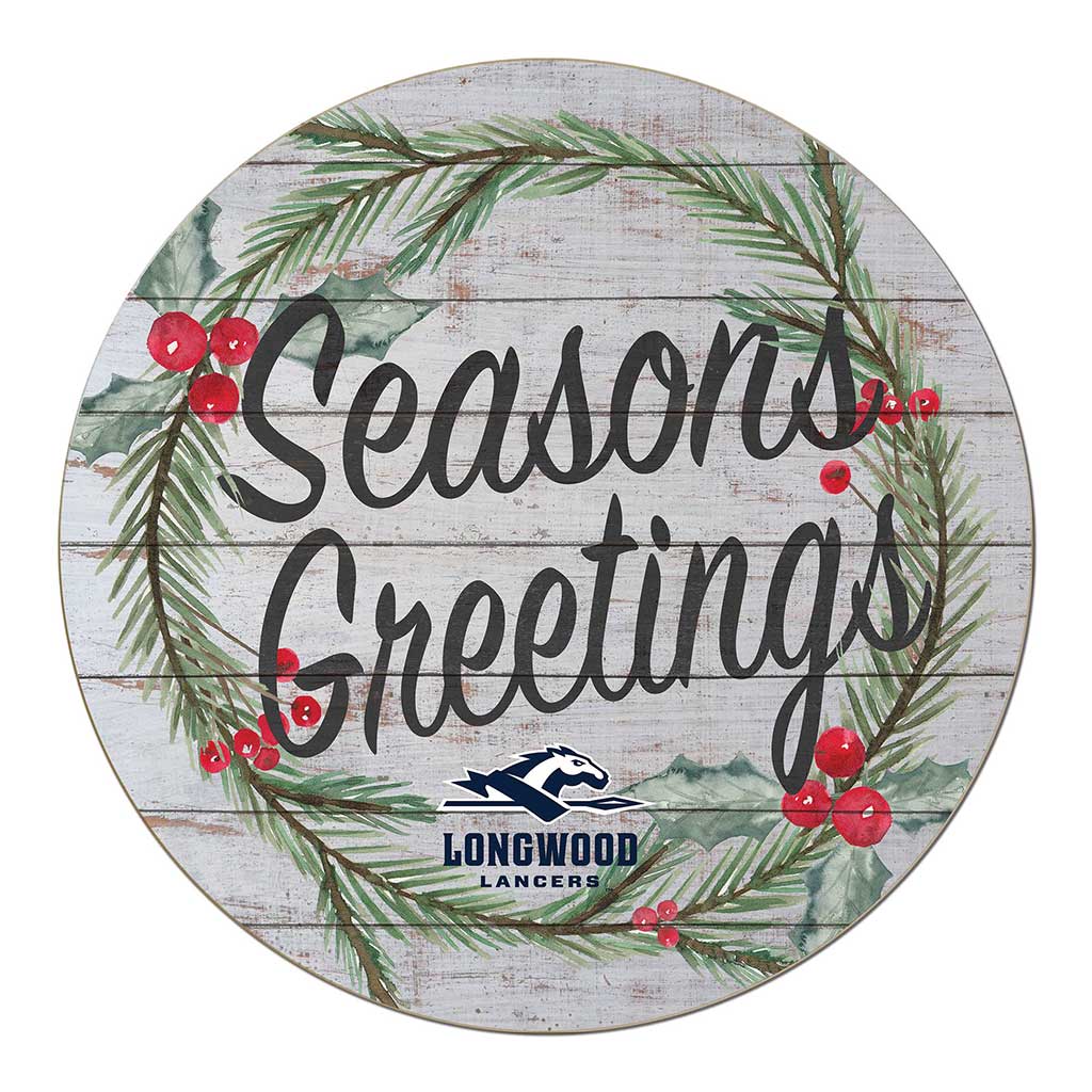 20x20 Weathered Seasons Greetings Longwood Lancers