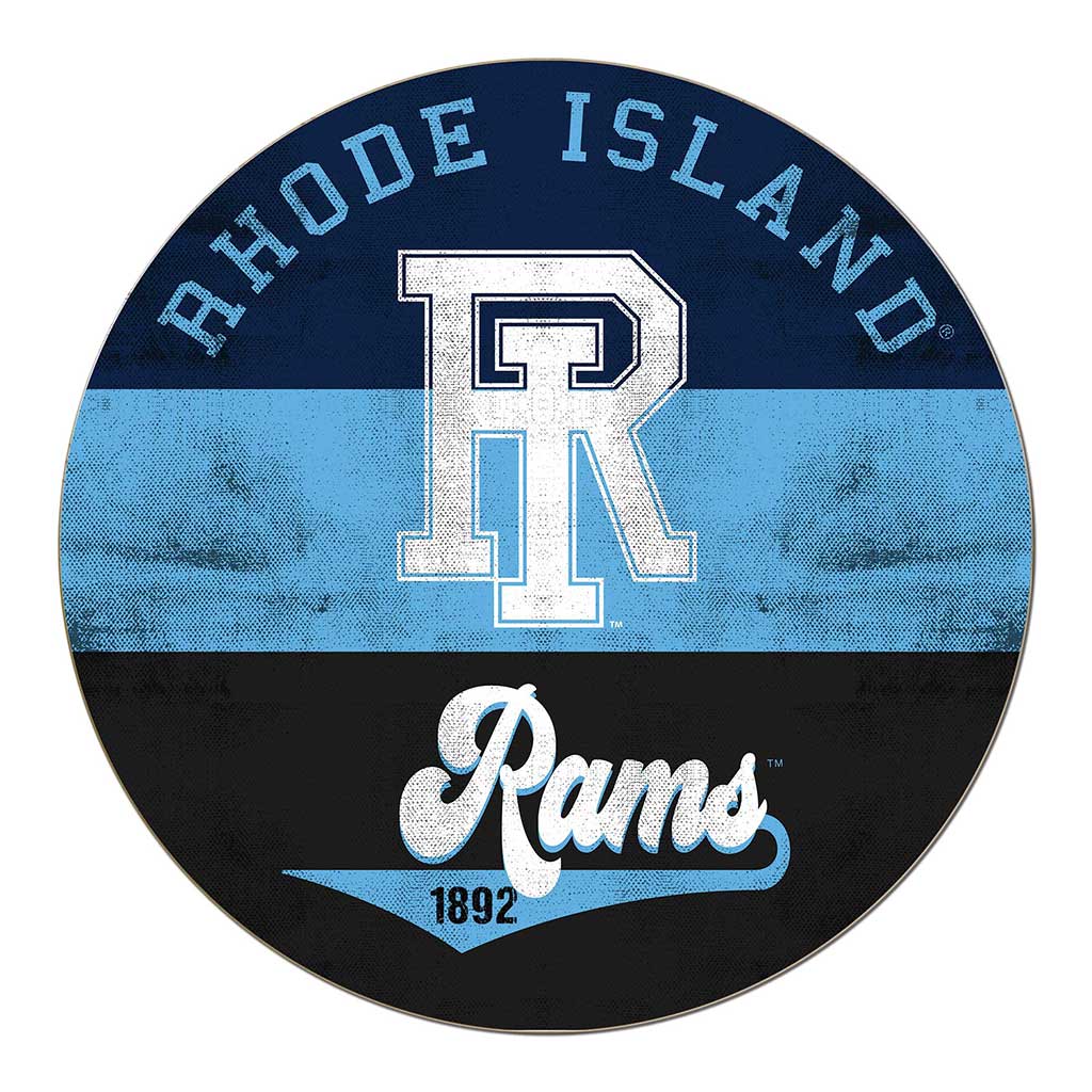 20x20 Circle Retro Multi Color Rhode Island Rams