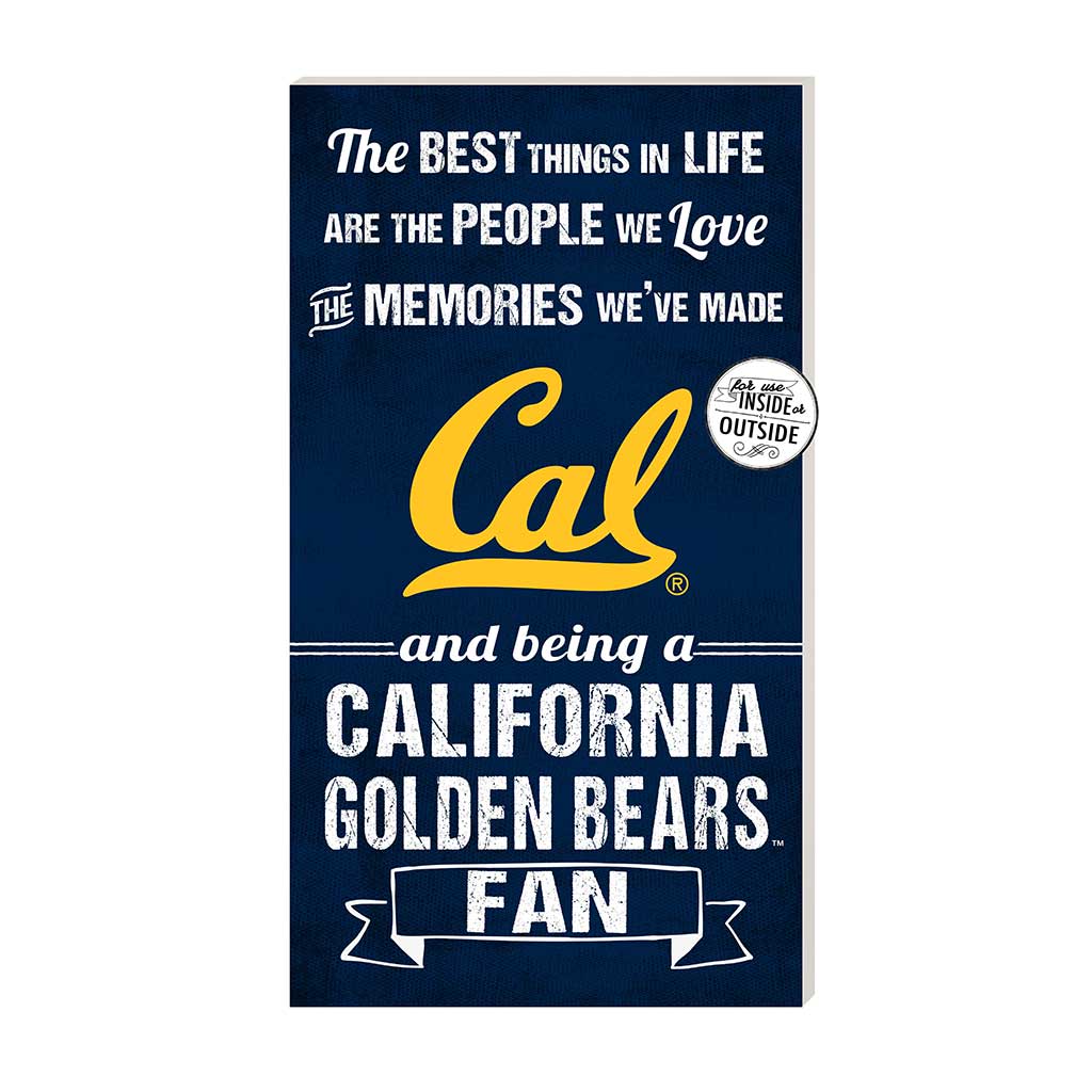 11x20 Indoor Outdoor Sign The Best Things California (Berkeley) Golden Bears