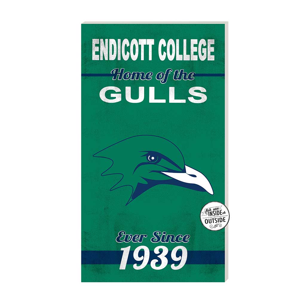 11x20 Indoor Outdoor Sign Home of the Endicott College Gulls