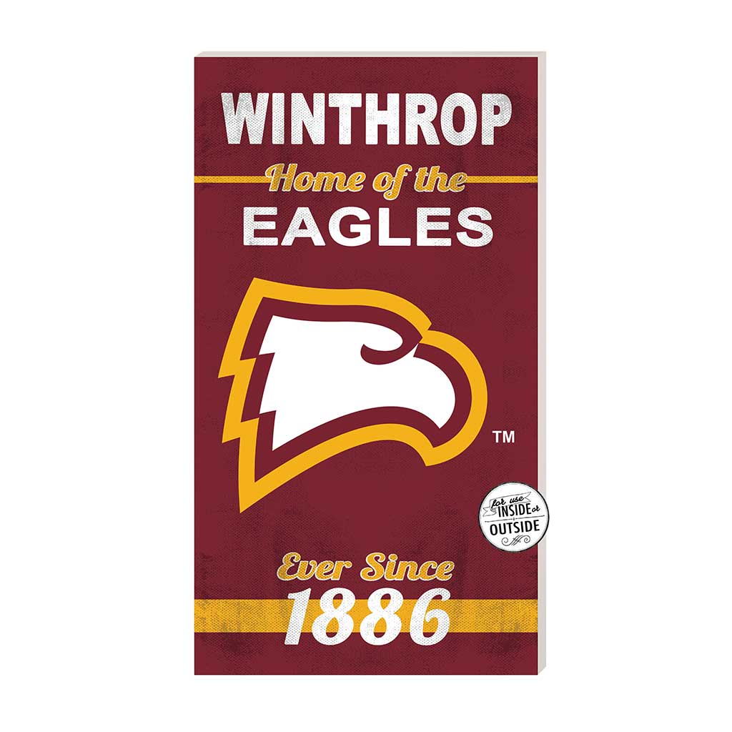 11x20 Indoor Outdoor Sign Home of the Winthrop Eagles