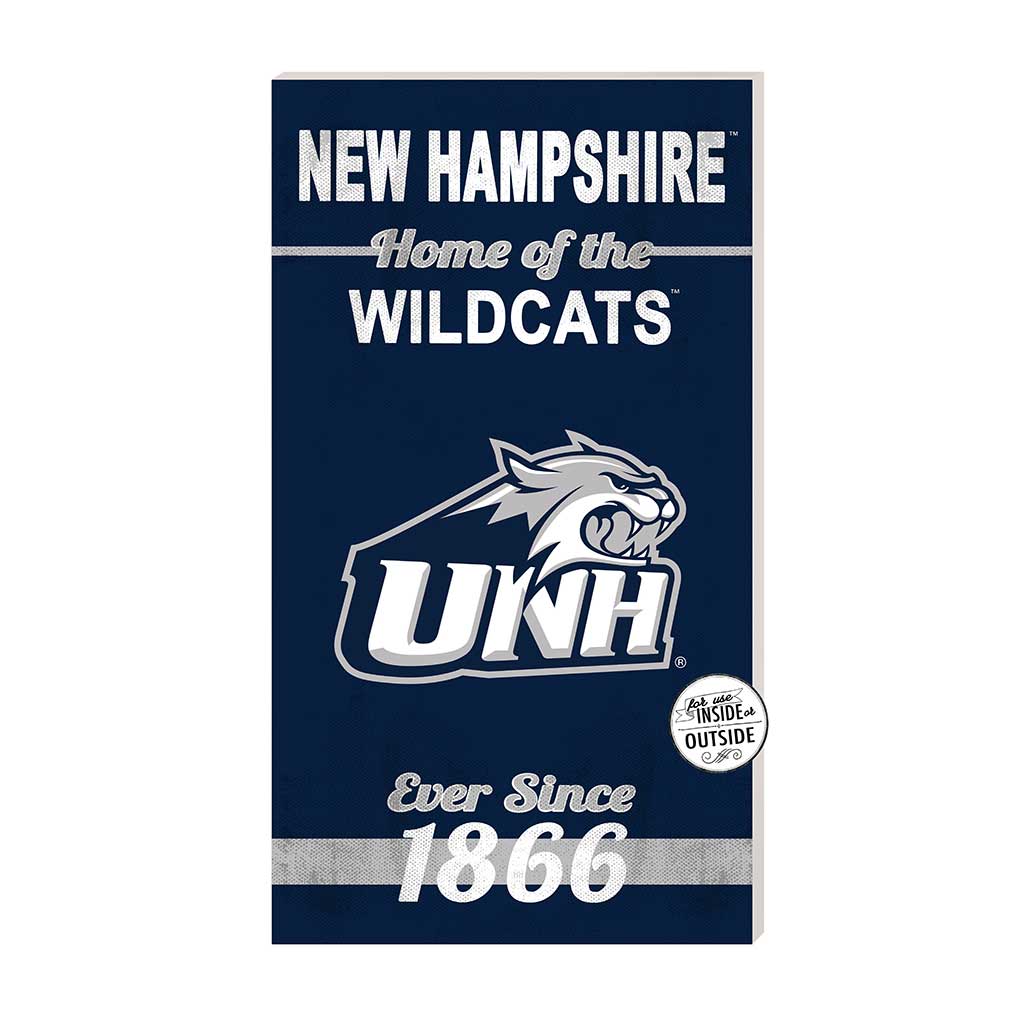 11x20 Indoor Outdoor Sign Home of the University of New Hampshire Wildcats