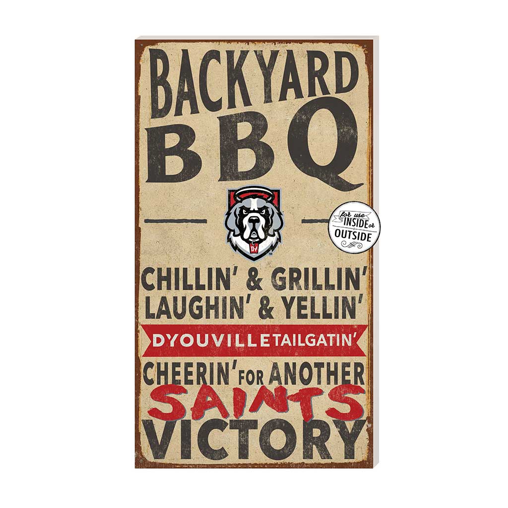 11x20 Indoor Outdoor BBQ Sign D'Youville College Spartans
