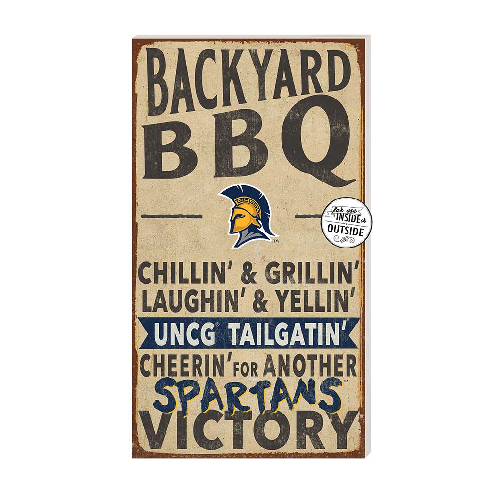 11x20 Indoor Outdoor BBQ Sign North Carolina (Greensboro) Spartans