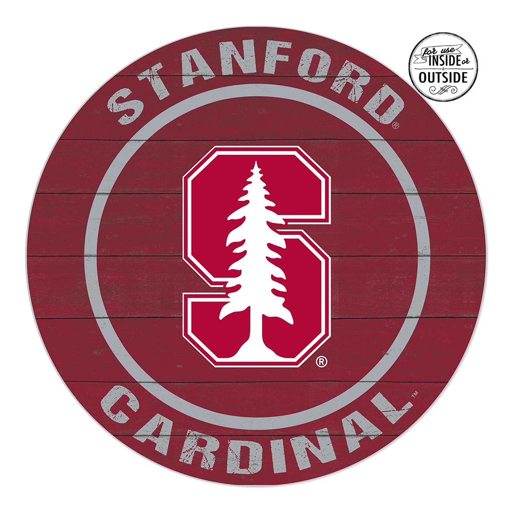 20x20 Indoor Outdoor Colored Circle Stanford Cardinal