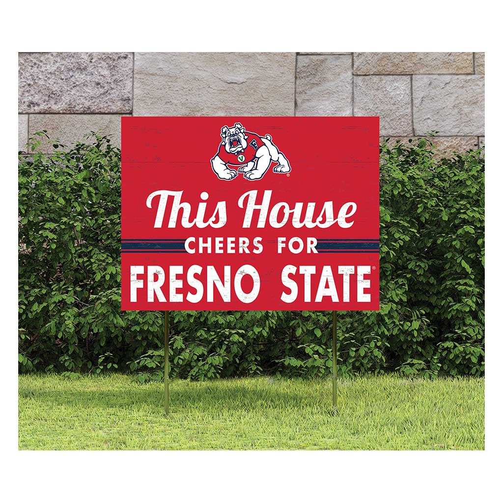 18x24 Lawn Sign Fresno State Bulldogs