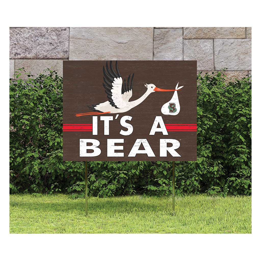 18x24 Lawn Sign Stork Yard Sign It's A Brown Bears