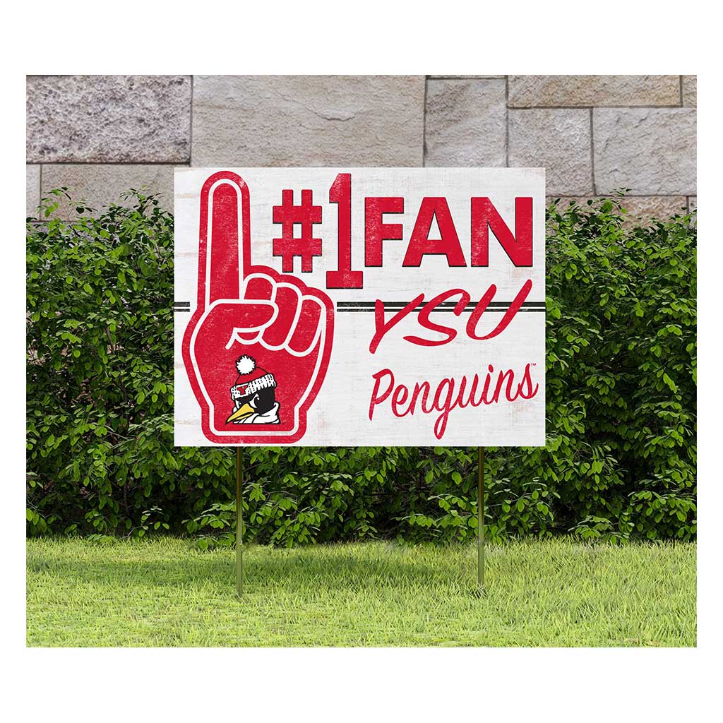 18x24 Lawn Sign #1 Fan Youngstown State University