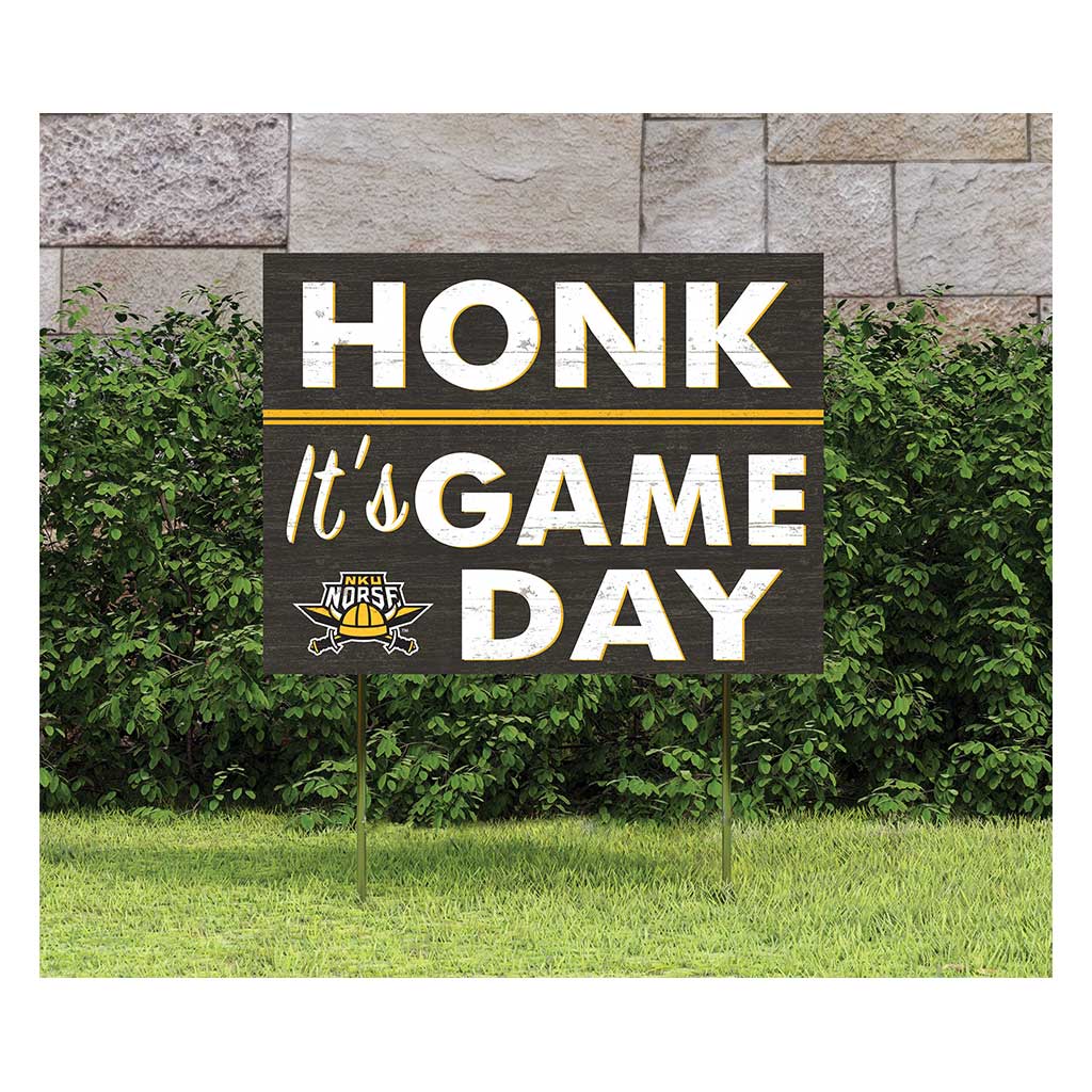 18x24 Lawn Sign Honk Game Day Northern Kentucky Norse
