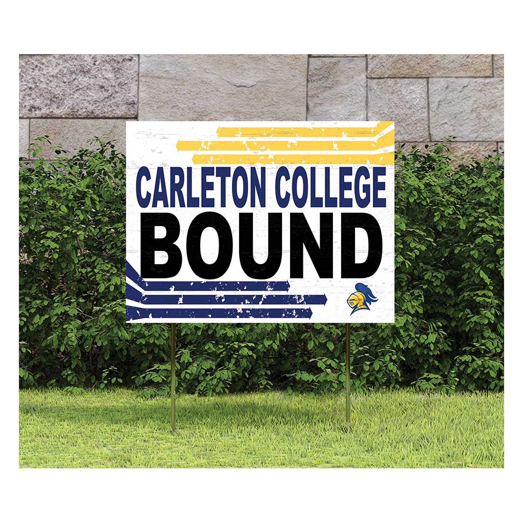 18x24 Lawn Sign Retro School Bound Carleton College Knights