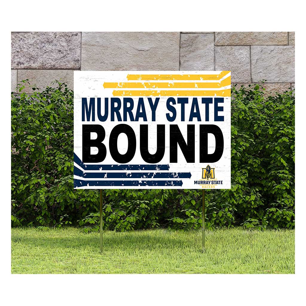 18x24 Lawn Sign Retro School Bound Murray State Racers