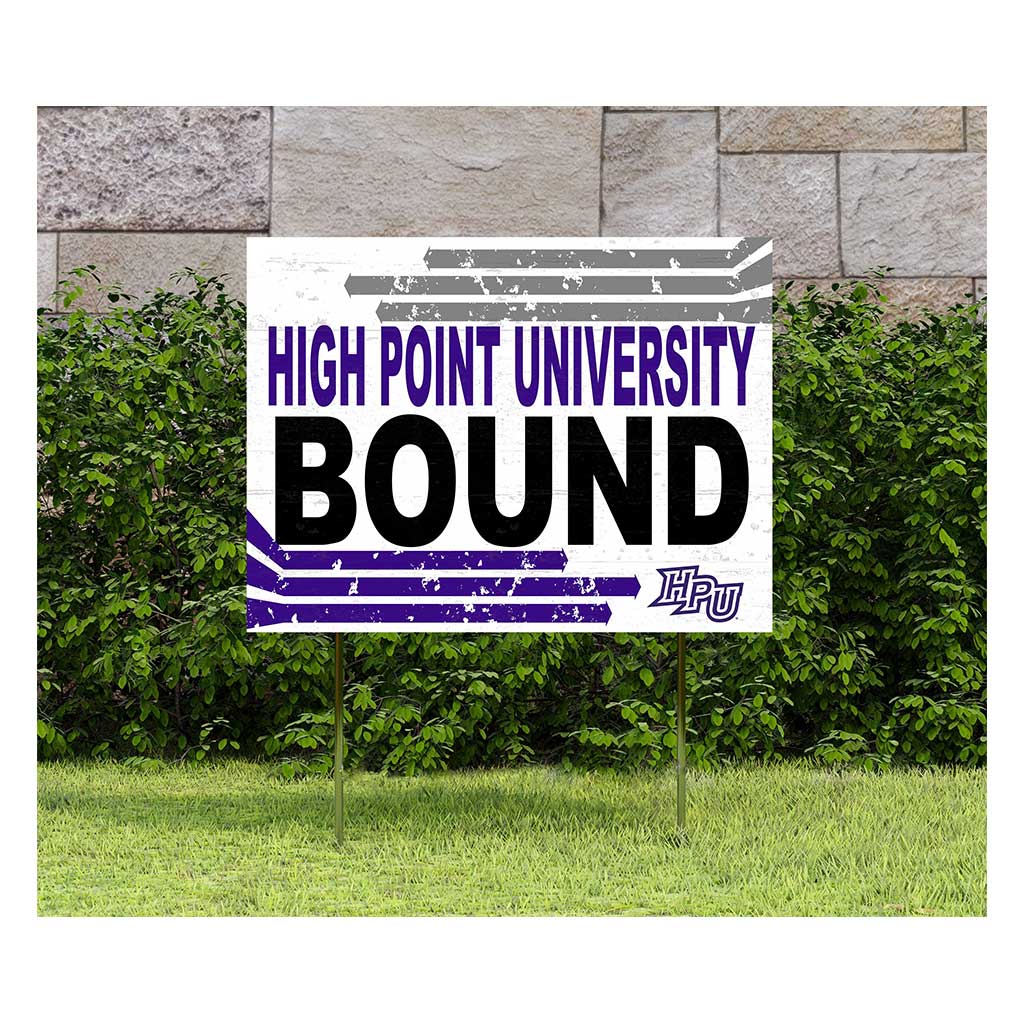 18x24 Lawn Sign Retro School Bound High Point Panthers