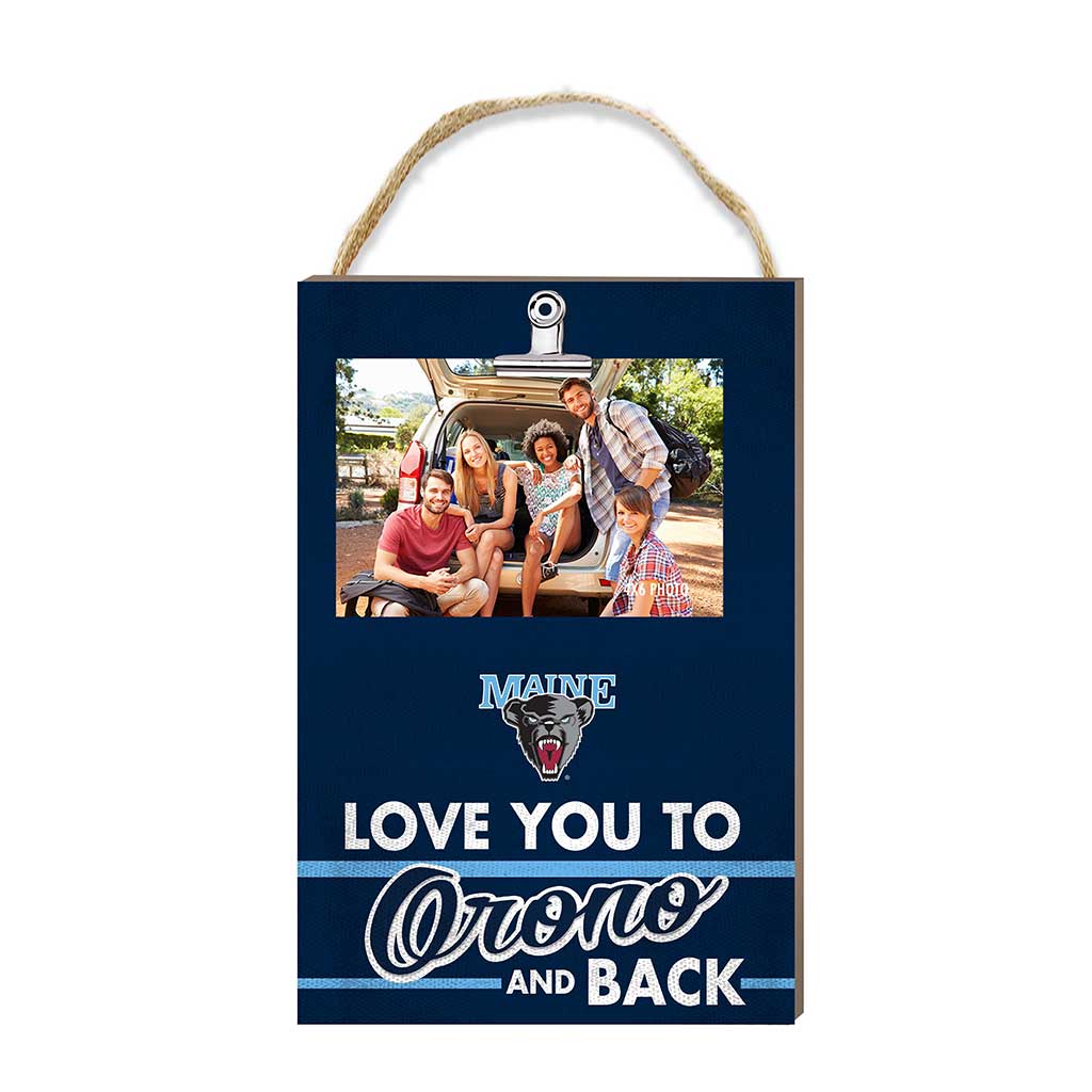 Hanging Clip-It Photo Love You To Maine (Orono) Black Bears