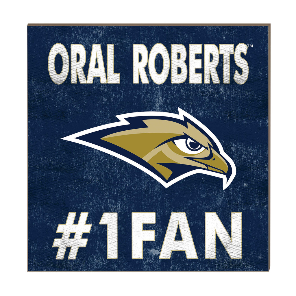 10x10 Team Color #1 Fan Oral Roberts Golden Eagles
