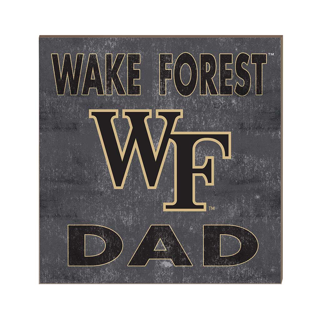 10x10 Team Color Dad Wake Forest Demon Deacons