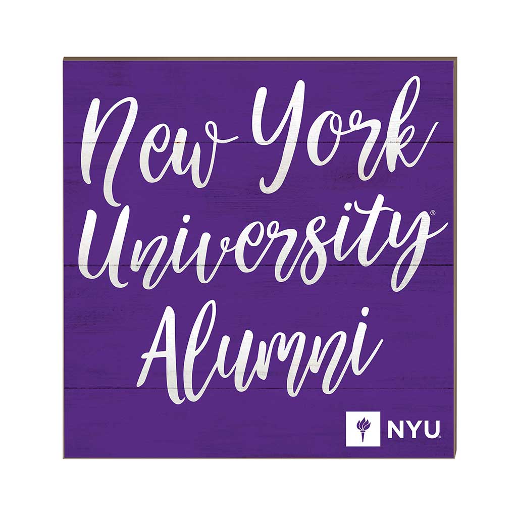 10x10 Team Alumni Sign New York University Violets