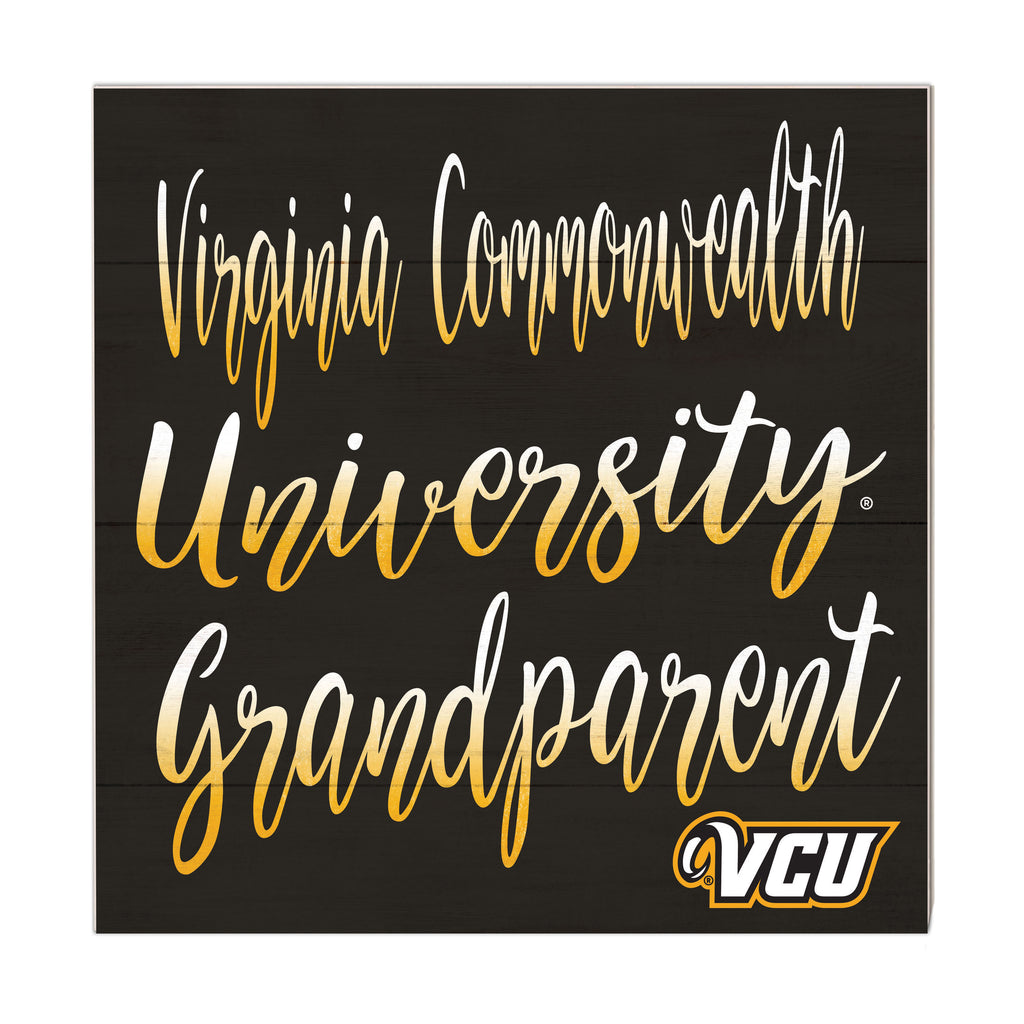 10x10 Team Grandparents Sign Virginia Commonwealth Rams
