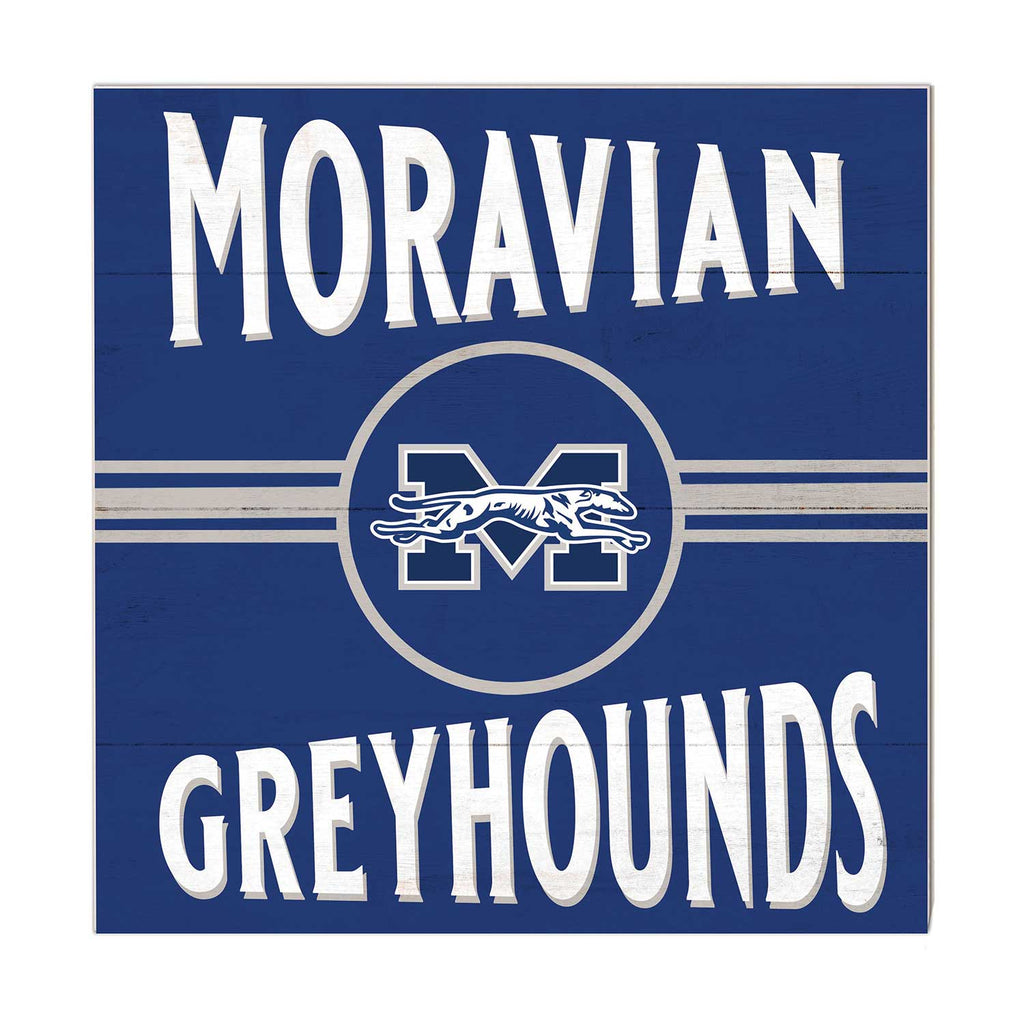10x10 Retro Team Sign Moravian College Greyhounds