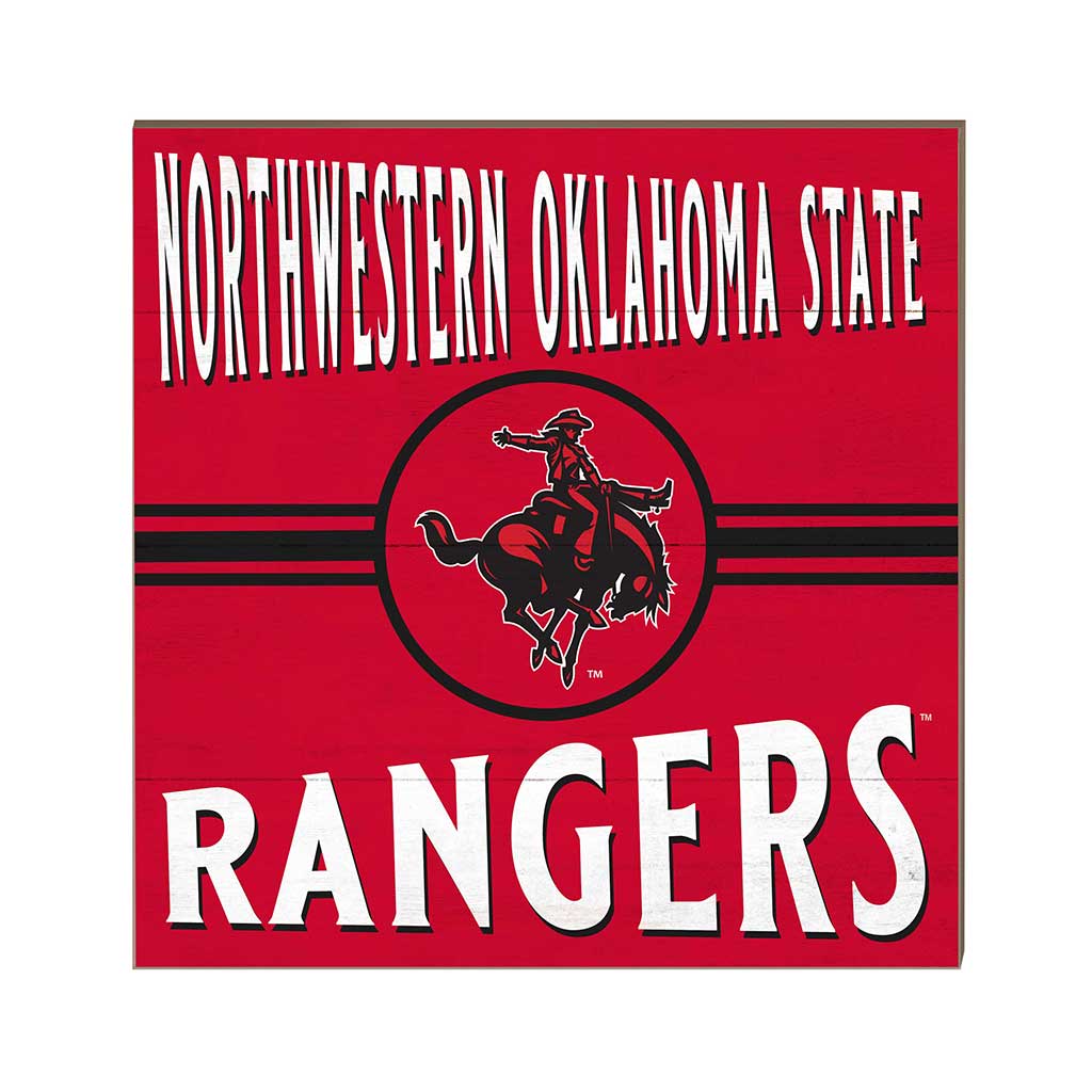 10x10 Retro Team Sign Northwestern Oklahoma State Rangers