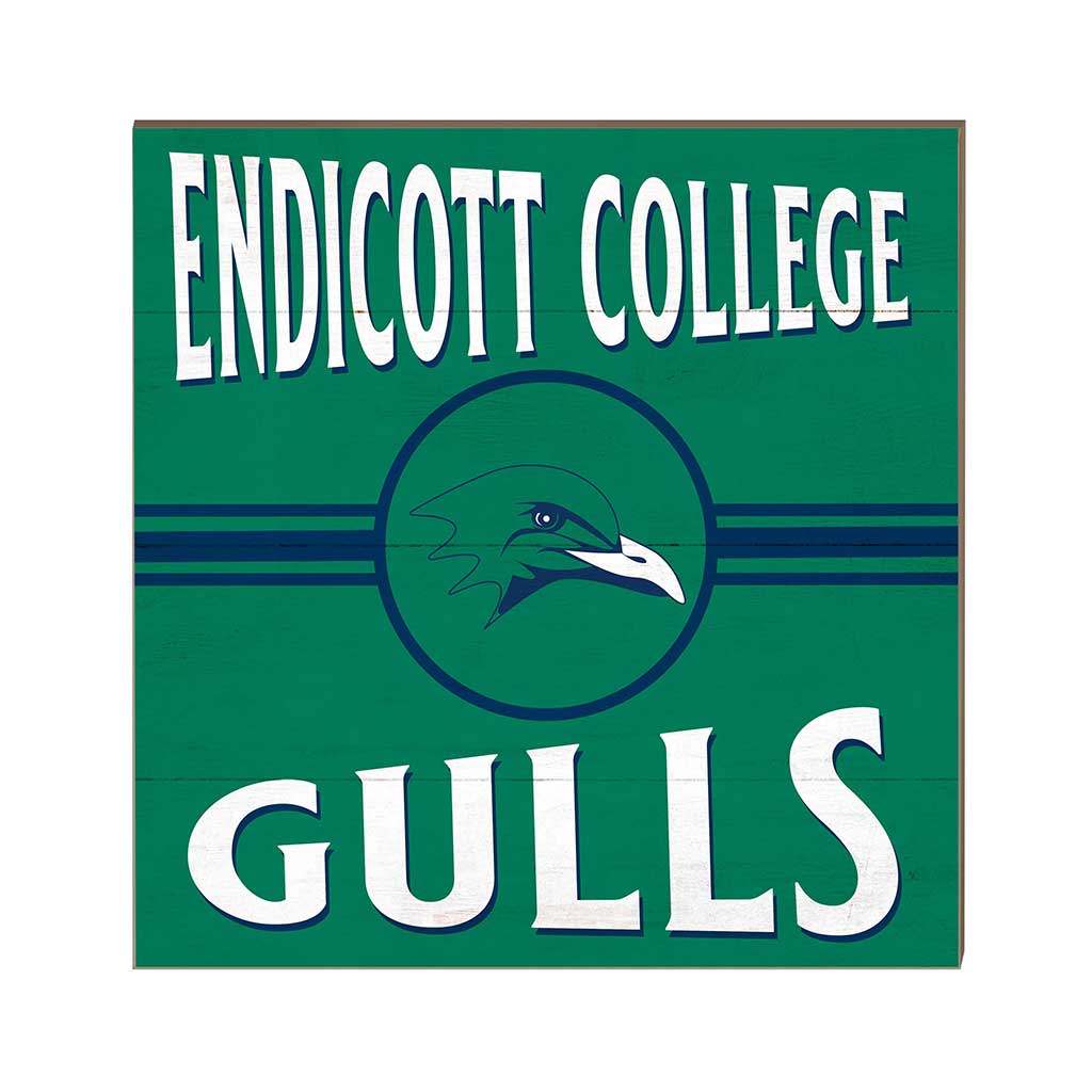 10x10 Retro Team Sign Endicott College Gulls
