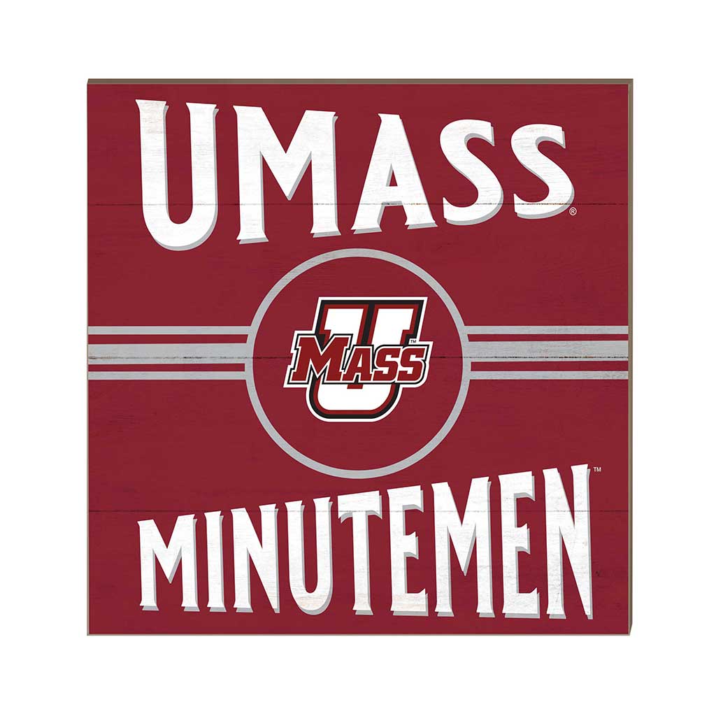 10x10 Retro Team Sign UMASS Amherst Minutemen