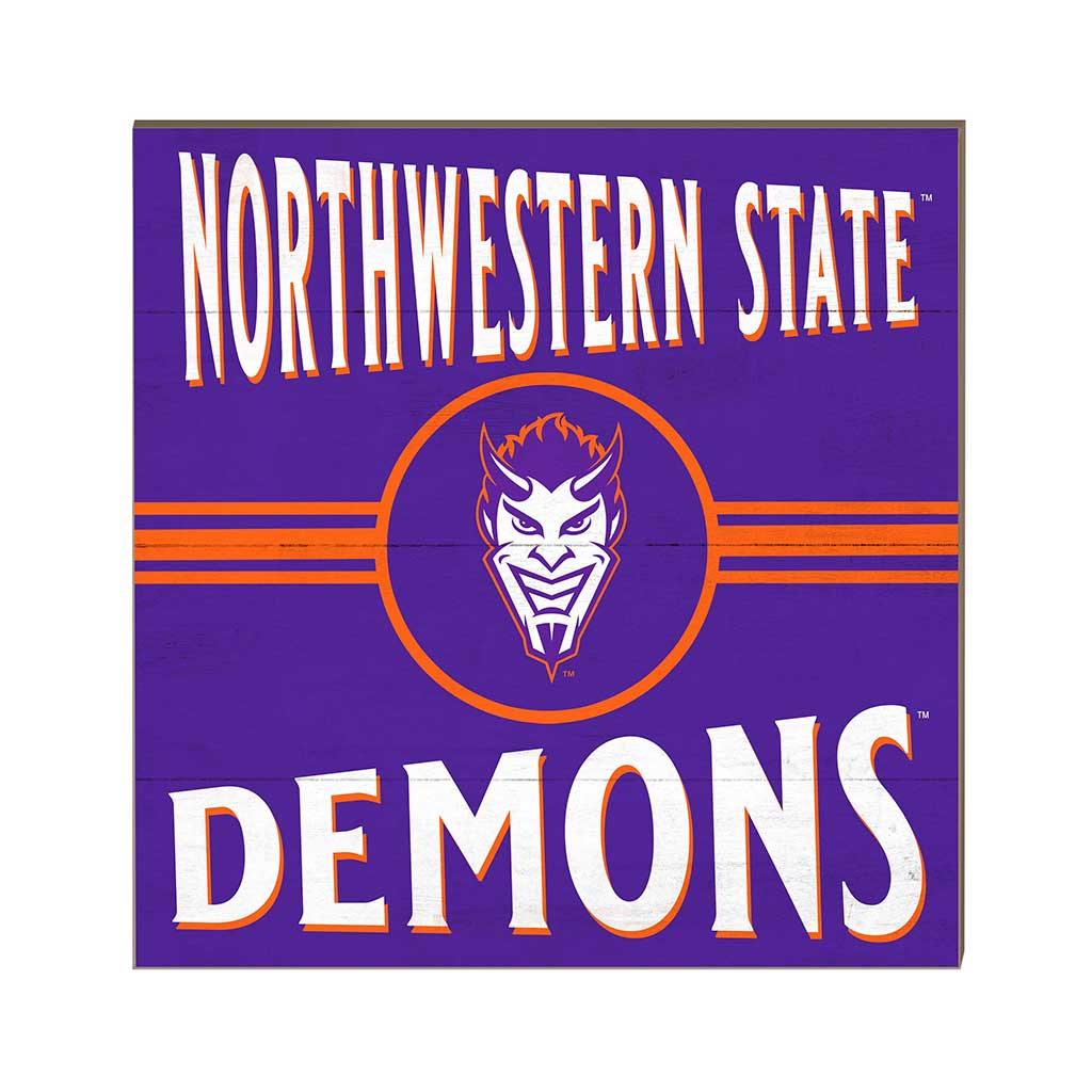 10x10 Retro Team Sign Northwestern State Demons